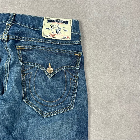 True Religion Blue Bootcut Jeans - Picture 4 of 4